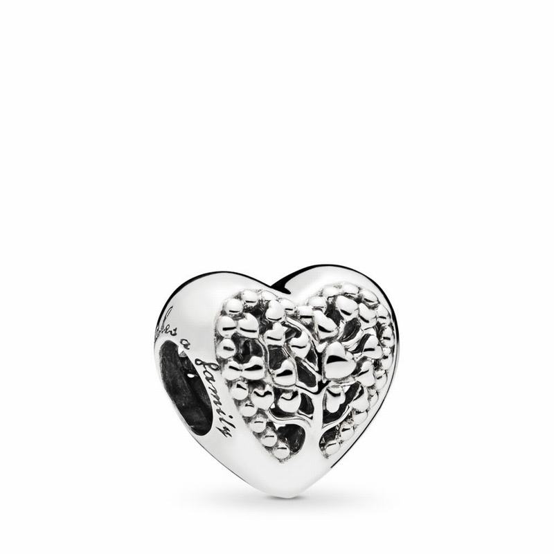 Pandora Flourishing Hearts Charm Ireland - Sterling Silver - 302579MUX